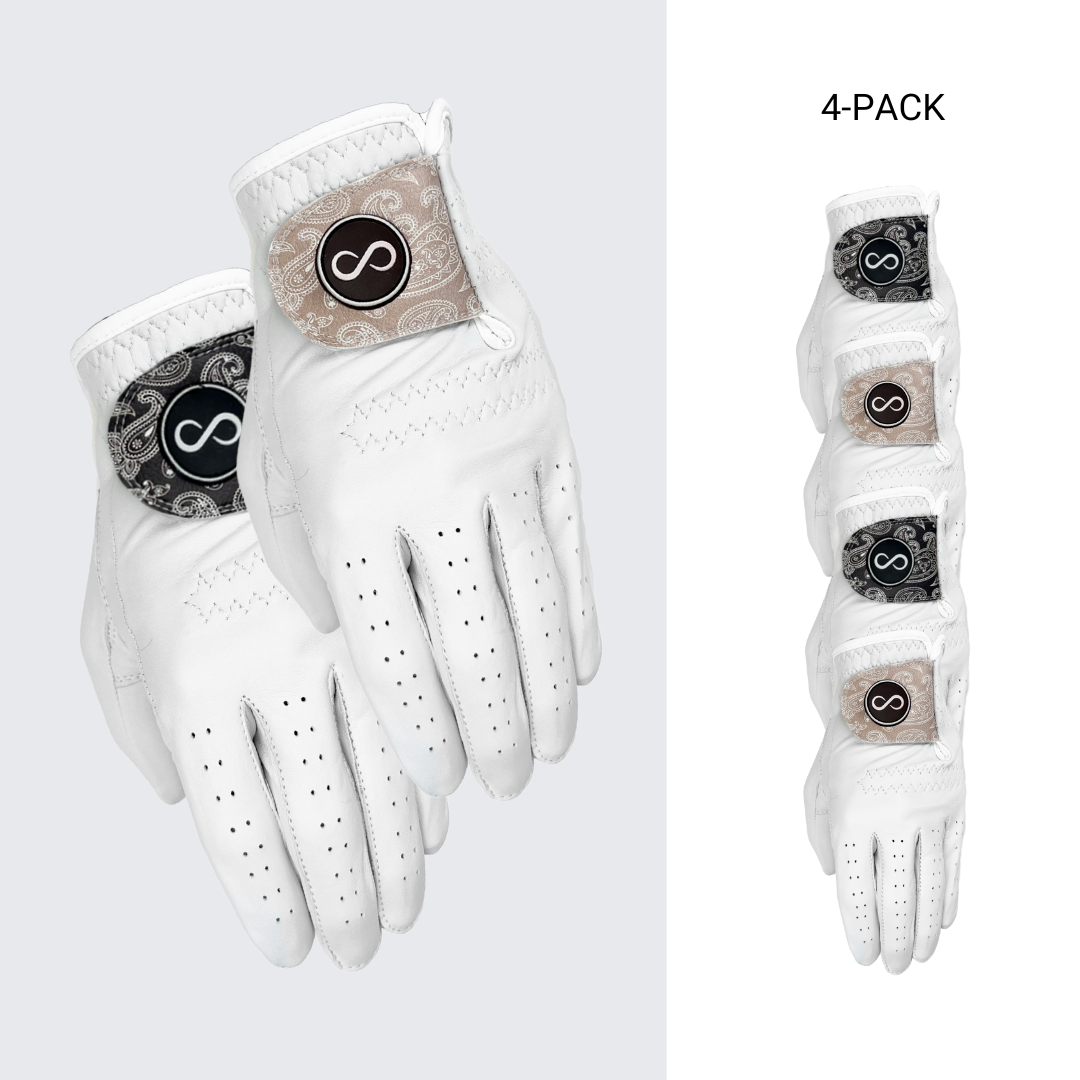 4 Pack Cabsoft Men's Baseline Golf Gloves